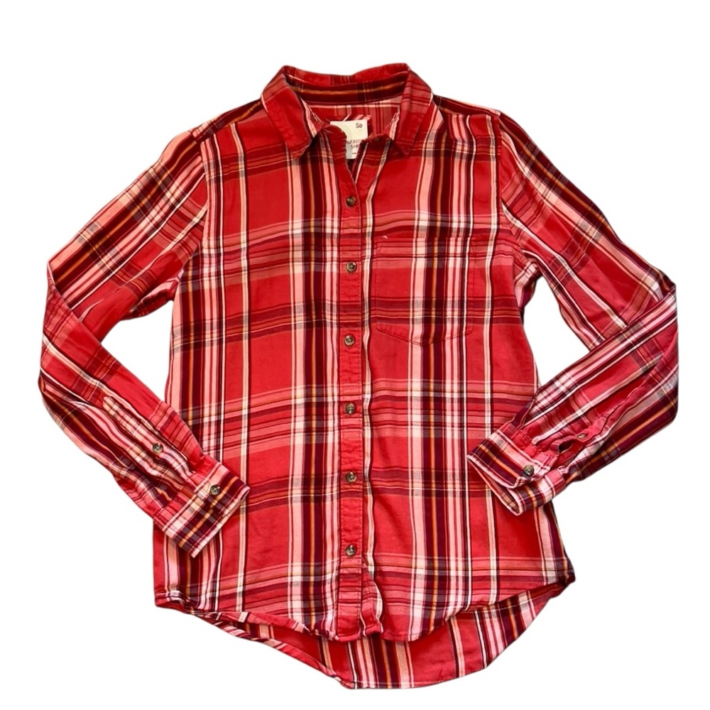 SO Plaid Button Down Shirt